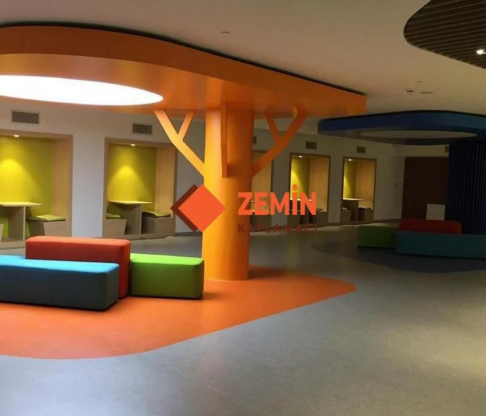 Okul Pvc Zemin Kaplama