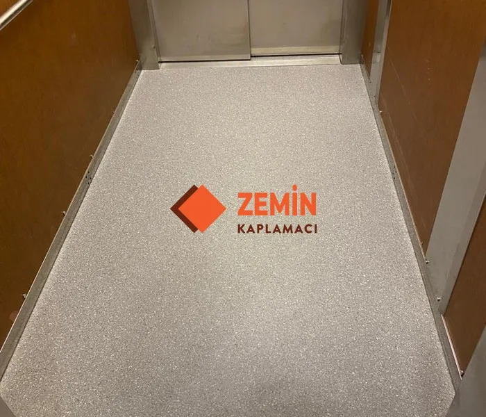 Asansör pvc zemin kaplama görsel 3