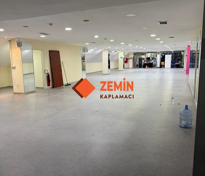 Fitnes salonu pvc zemin kaplama Firması görsel 5