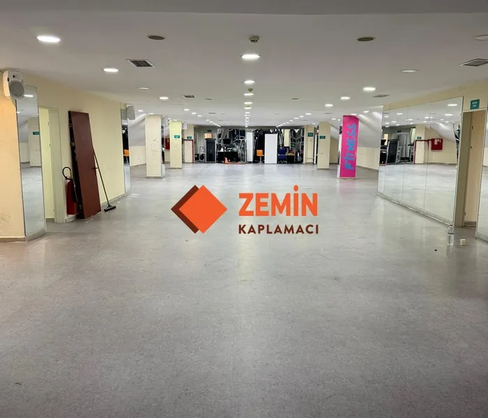 Fitnes salonu pvc zemin Döşeme görsel 3