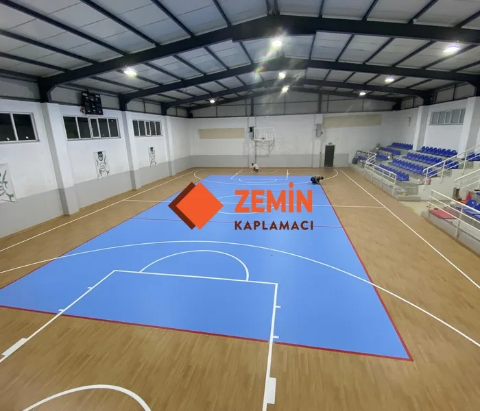 Fiba onaylı pvc spor zemin kaplama fiyatı görsel 5