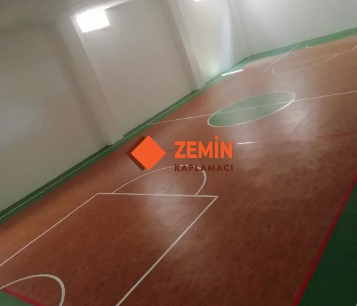 Fiba onaylı pvc spor zemin kaplamaları görsel 4