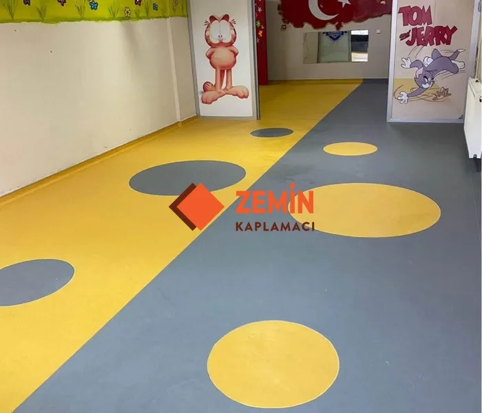 Okul Pvc Zemin Döşeme Modeli görsel 4